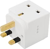 Swiss Edge 2 Way 3 Pin Power Adapter Plug Splitter Cube UK 13A view 2