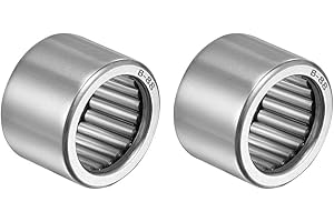 uxcell B88 Needle Roller Bearings, Full Complement Drawn Cup, Open, 1/2-inch I.D. 11/16-inch OD 1/2-inch Width 3460N Static L
