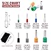 Hilitchi 800pcs 10-24 A.W.G Wire Copper Crimp Connector Insulated Cord Pin End Terminal Kit