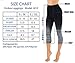 CodeFit Yoga Power Flex Dry-Fit Pants Workout Printed Leggings Ombre Print (S/M USA 4-6, 6c908-blk/Chl)