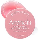 Arencia Honey Glazed Collagen Lip Mask, Overnight Lip Treatment with Collagen and Honey