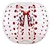 Garybank Bubble Soccer Balls Dia 5' (1.5m) Human Hamster Ball, Bubble Football,Bumper Ball, Zorbing Ball, Knocker Ball, Smash Ball Stress Ball Loopy Ball (Red Dot)