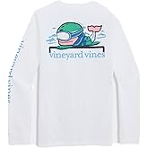 Vineyard Vines Boys Boys' Pro Snowboard Whale Long-Sleeve Pocket Tee