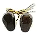 AV SUPPLY 2pcs Smoke Flush Mount LED Kawasaki Ninja Turn Signals 12V