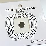 1 Pcs iPhone Home Button Sticker for Apple 6 5S 5C 4 4S iPad Mini 2 3 Air Black