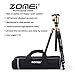 ZOMEI Tripod,Camera Tripod,Lightweight Camera Travel Z818 Tripod Aluminium Alloy Monopod with 360 Panorama Ball Head Quick Release Plate Ball for DSLR Canon Sony Nikon Cameras(Gold)