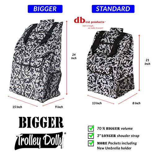 2 Trolley+Baroque+Shopping+Grocery+Foldable