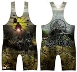 One Shot Wrestling Singlet: Youth and Mens sizes, by 4 Time