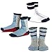 TeeHee Little Boys and Toddlers Casual Sports Novelty Cotton Crew Socks 18 Pair Pack Gift Box (6-8 Years, Vintage)