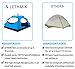 LETHMIK Backpacking Tent, Instant Automatic pop up Tent, 2-3 Person, Waterproof Lightweight Double Layer Camping Tent for Outdoor Hunting, Hiking, Climbing, Travel