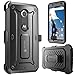 Nexus 6 Case, SUPCASE [Heavy Duty] Belt Clip Holster Case for Google Nexus 6[Unicorn Beetle Pro Series] Full-body Hybrid Protective Cover with Screen Protector (Black/Black), Fit Motorola Nexus 6