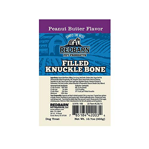 Redbarn Filled Knuckle BonePeanut Butter (5Count) Pricepulse