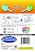 2-in-1 Key Cap and tag - Stretchy Material - One Size Fits Most Keys -Blank and Printed Labels - 4 Pack - Bold Colors