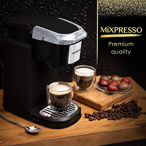 Mixpresso Single Cup Coffee Maker Personal, Single Serve Coffee