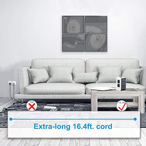 Surge Protector Power Strip 16.4FT/5M 8 Outlet 4 USB Ports power strip with long cord Outlet Surge Protector Tower Power Strip with USB Plug Lead Extension Cord