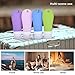Guckmall Travel Squeeze Bottle, Set of Four 3oz Travel Toiletry Bottles Leakproof Soft Silicone Containers for Shampoo Conditioner Lotion Soap Cosmetics