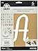 FolkArt Stencil Paper, Alphabet & Monogram Italic 6