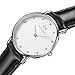 Daniel Wellington Women's 0921DW Classy Sheffield Stainless Steel Watch with Black Leather Band