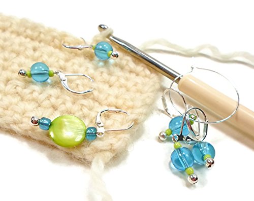 image for TJBdesigns Removable Locking Stitch Markers for Crochet and Knitting L