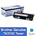 Brother Genuine Standard Yield Toner Cartridge, TN310C, Replacement Cyan Toner, Page Yield Up To 1,500 Pages, TN310 primary