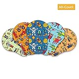 AccuMed Orthopedic Kid’s Adhesive Disposable Medical Eye Patch Bandages with 5 Different Designs for Boys in Regular size for Lazy Eye, Amblyopia or Opticlude (2 Boxes, 30 per Box) (60 Count)