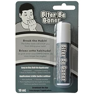 Stop Nail Biting | Nail Biting Deterrent | No Fumes | Not Glossy | Biter Be Goner, 10 mL