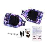 Shinymod 6.5 inch Self Balance Scooter Case Chrome Color Replacement Outer Shell Cover for 6.5'' Two Wheel Smart Self Balancing Electric Scooter (Case only, No Scooter)(Galaxy)