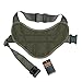 EXCELLENT ELITE SPANKER Tactical Dog Vest Training Military Patrol Service Dog Harness Easy Control Adjustable No-Pull Nylon Pet Harness with Handle for Small Medium Large Dogs(RGN-L)