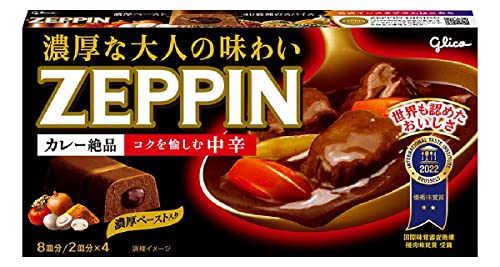 江崎グリコ カレーZEPPIN 中辛の商品画像