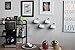 Wallniture Nera Hanging Jewelry Organizer, Bracelet and Necklace Holder Wall Mount Storage Set of 2, 8mm Chrome Finish 5.5 Inches