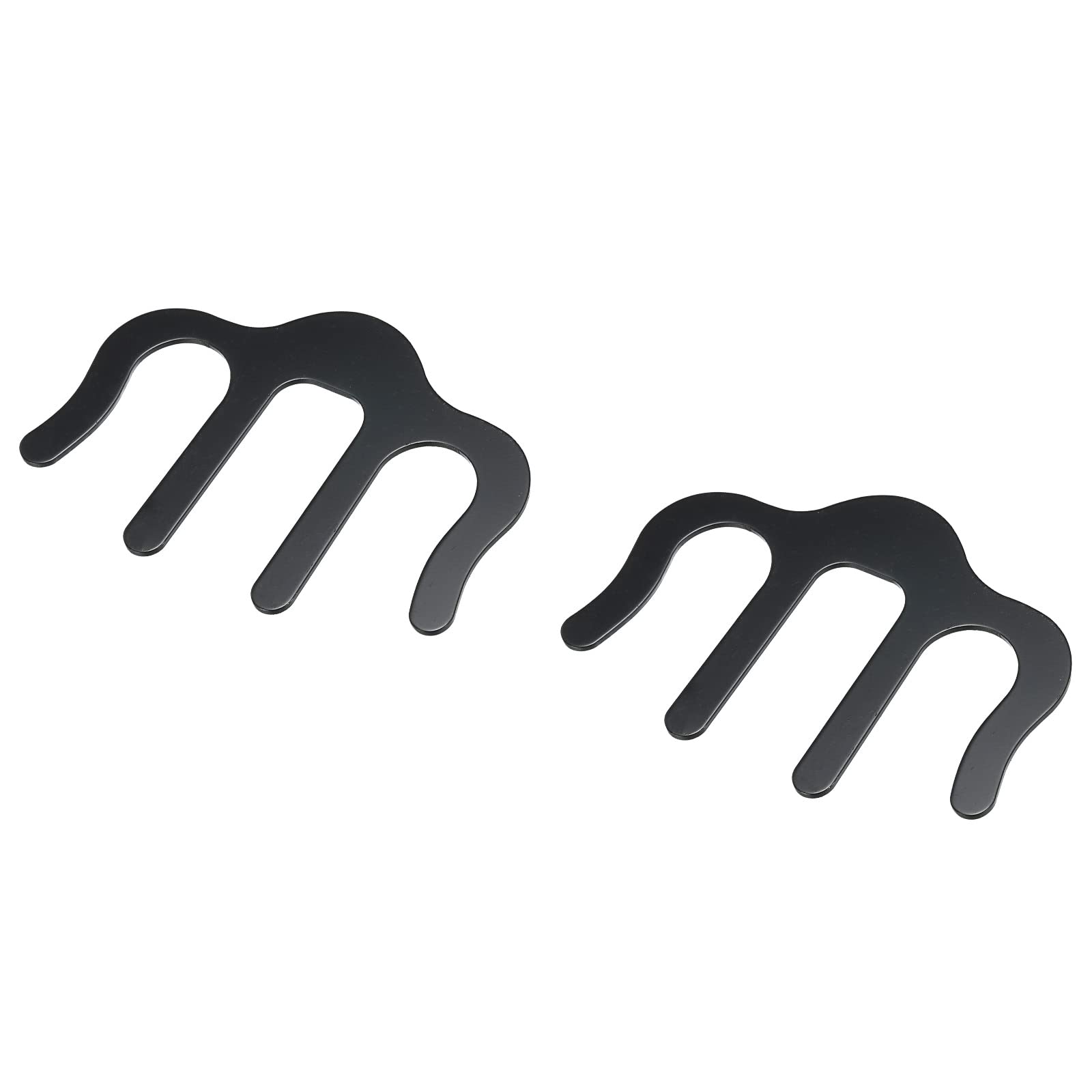 PATIKIL Metal Music Book Clip and Page Holder for Sheet Music Stands, Piano Sheet Music Holders Music Book Holder Black 3.7 x 2.6 Inch Pack of 2