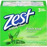 Zest Bath BAR Fresh Aloe 3X4 Oz, Fresh Aloe, 3.4