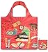 LOQI Urban Tokyo Reusable Shopping Bag, Multicolored