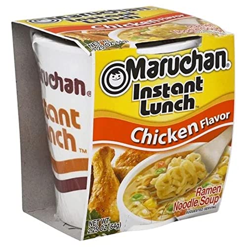 Maruchan Ramen Cup Noodles Instant 24 Count 12 Beef cups & 12 Chicken