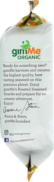 GIMME ORGANIC SEAWEED SNACK SESAME, 0.17 OZ