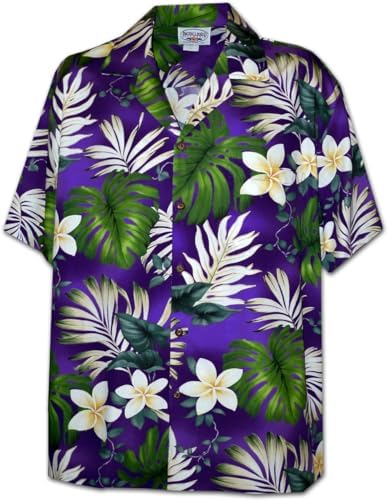 Amazon.com: Pacific Legend Hawaiian Shirt Waikiki Beach in