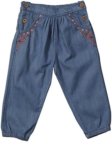 Purebaby Fiesta Chambray Pants (Baby) - Chambray-3-6 Months