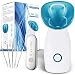 WAYCOM Facial Steamer-Nano Steamer for Face-Nano Ionic Warm Mist Moisturizing Facial Humidifier with Blackhead Remove Tool Kit