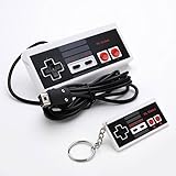 NES Classic Mini Edition Controller,NES Gamepad With 6ft /1.8m Cable For Nintendo Mini NES Classic Edition, Including Cute NES Controller Keyring By HL Global