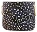 Large Eco-Friendly Canvas Toy Storage Baskets Storage Bins Nursery Bins with Handles (Navy Blue) by Cobei Homegoods