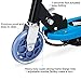 Maxtra E100 Electric Scooter for Kids 160lb Max Weight Capacity Motorized Scooters Bike - up to 12mph (Light Blue)