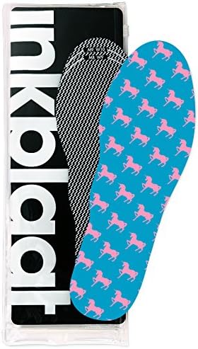 Inkblaat Odor Fighting Insoles – 24 Designs - Quirky, Fashion, Eco-Friendly Shoe Inserts – Small - Happyland