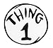 Dr. Seuss Thing 1 Embroidered Patch by elope