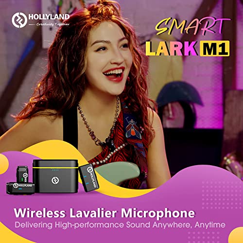 Hollyland Lark M1 Wireless Lavalier Microphone,Mini Lapel Mic