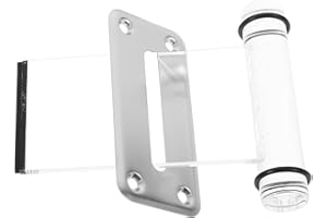GALPADA Acrylic Bill Slot Money Box with Silver Coin Hole, 2pcs Set for Poker Table and Game Table Cash