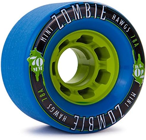 Landyachtz MINI Zombie Hawgs Longboard Wheels 2014 70mm 78a Blue