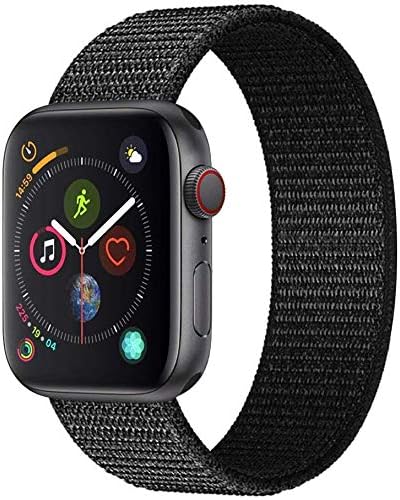 KONGAO Compatible for Apple Watch Band 38MM 40MM 42MM 44MM, Lightweight Breathable Soft Nylon Replacement Strap Compatible with Apple Watch iwatch Series 5 4 3 2 1
