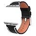 SWEES Leather Band Compatible for iWatch 42mm 44mm, Genuine Leather Replacement Wristband Strap Compatible iWatch Series 5, Series 4, Series 3, Series 2, Series 1, Sports & Edition Men