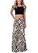 FIYOTE Women Boho Print High Waisted Beach Long Maxi Skirts ( 8 Colors for Choice)