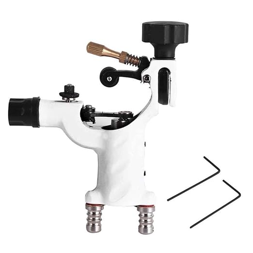 Libelle Rotary Tattoo Maschine Shader 0026 Liner Tattoo Motor Gun Kits Versorgung für Künstler(Weiß)